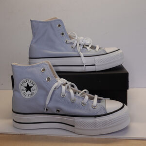 Women's Converse Chuck Taylor All Star Lift High Top Canvas Light Blue Size 9